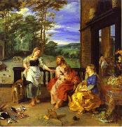 Peter Paul Rubens Christ in the House of Martha and Mary 1628 Jan Bruegel the Younger and Peter Paul Rubens oil painting picture wholesale